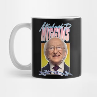 Michael D Higgins / Retro Style Fan Design Mug